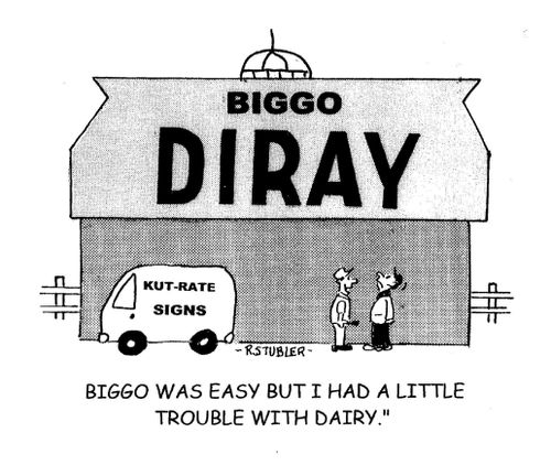 'Biggo was easy but I had a little trouble with Dairy.'