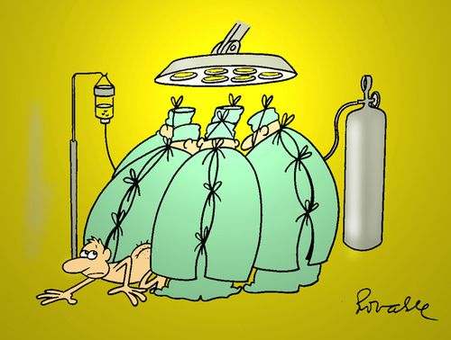 Escaping surgery.