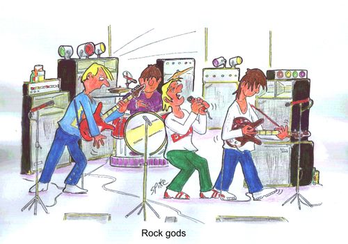 Rock gods.
