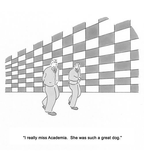 'I really miss Academia. She was such a great dog.'