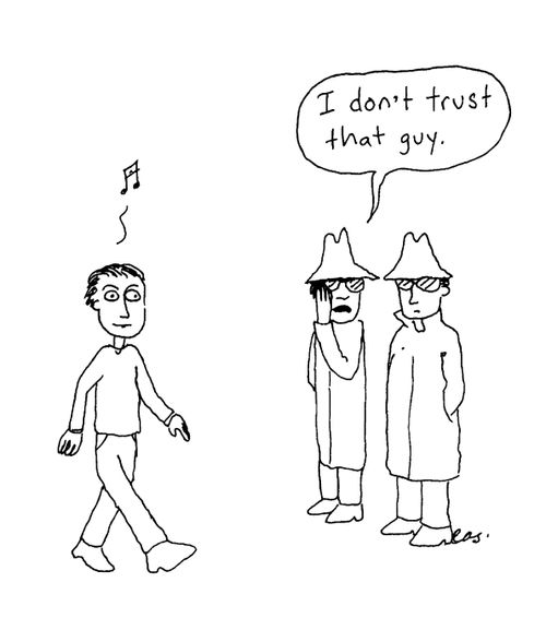I don't trust that guy.