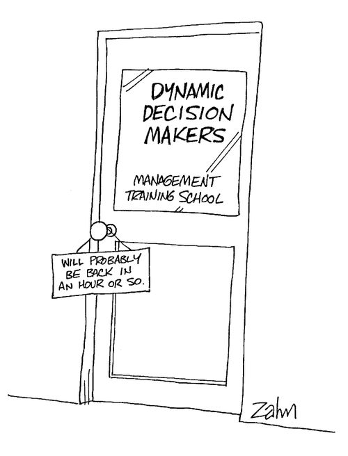 Dynamic Decision Makers: Will Probably Be back in an Hour or so