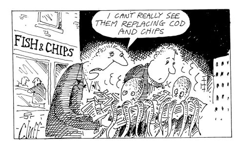 "I can't see them replacing fish and chips."
