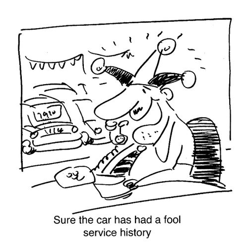"Sure the car has had a fool service history"