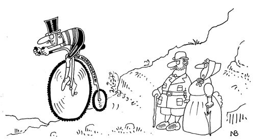 Penny Farthing Racing Bike