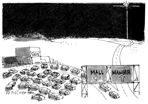 Go to the Mall or Go to the Manger