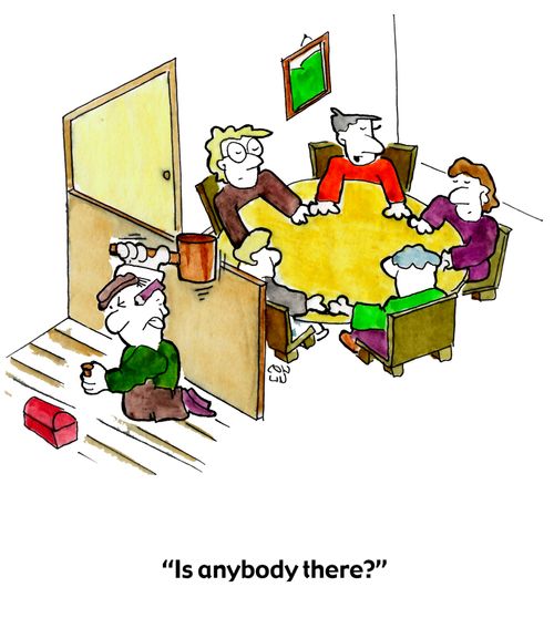 'Is anybody there?'