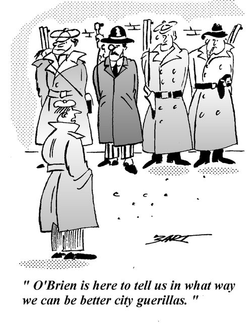 "O'Brien is here to tell us in what way we can be better city guerillas."