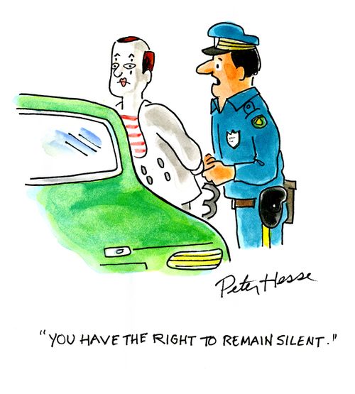 'You have the right to remain silent.'