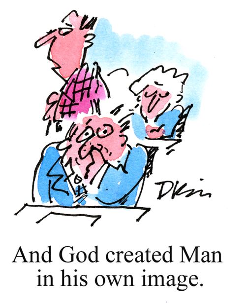 'And God created man in his own image.'