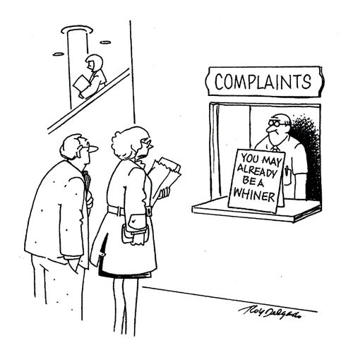 'You may already be a whiner.'