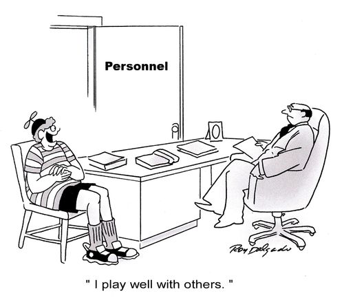 'I play well with others.'