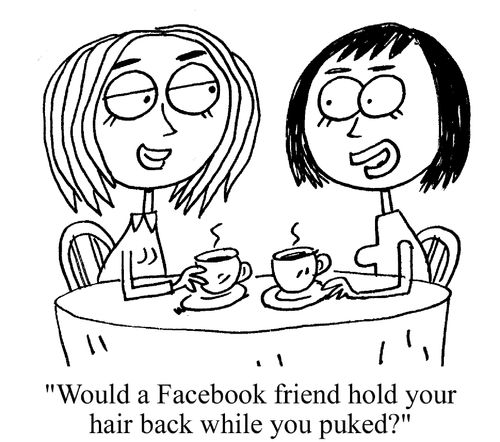 Online friends.