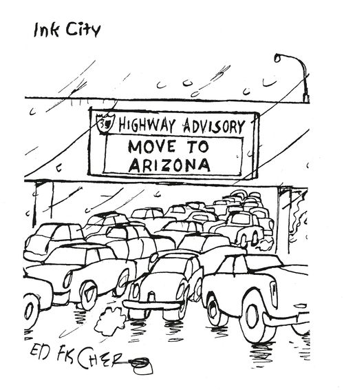 Highway Advisory - Move to Arizona.