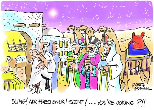 "Bling! Air Freshener! Scent! You're joking!