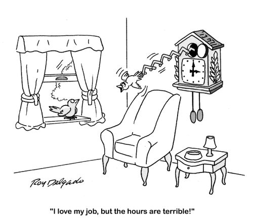 'I love my job, but the hours are terrible!'