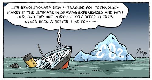 A close shave on the Titanic...