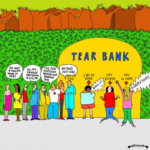 Tear bank.