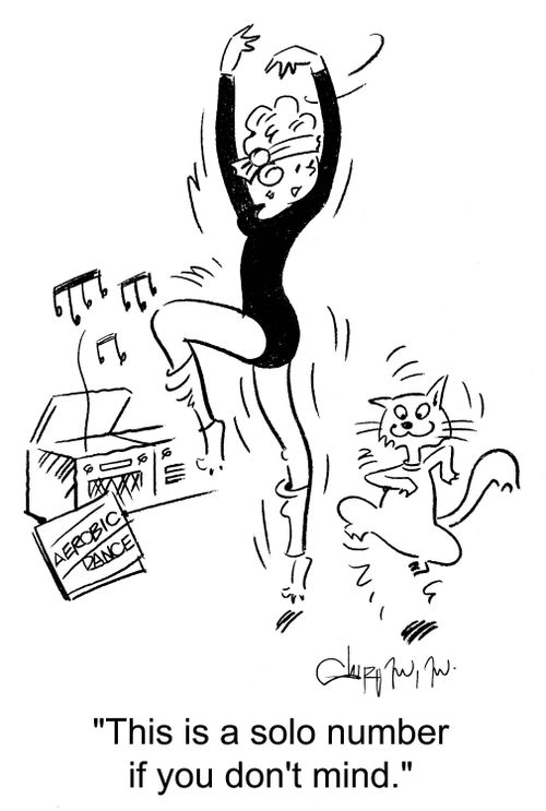 'This is a solo number if you don't mind.'