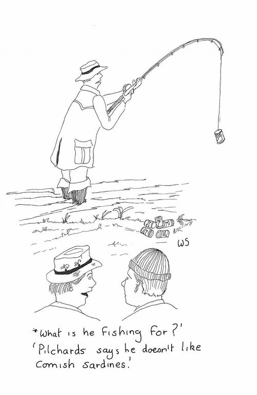 'What is he fishing for?'