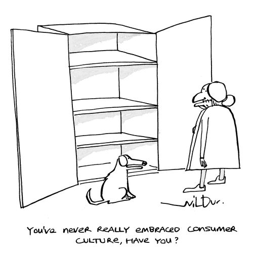 'You've never really embraced consumer culture, have you?'