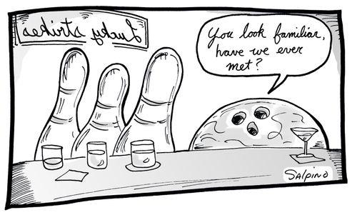 'You look familiar, have we met?'