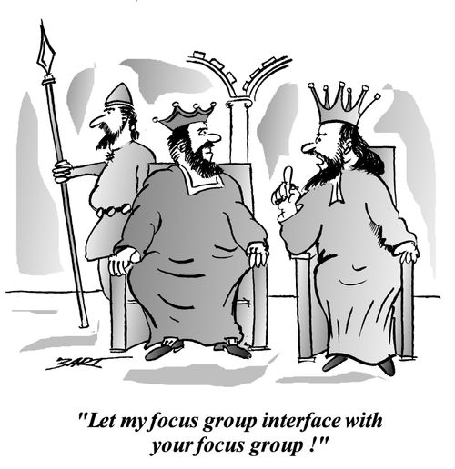 'Let my focus group interface with your focus group!'