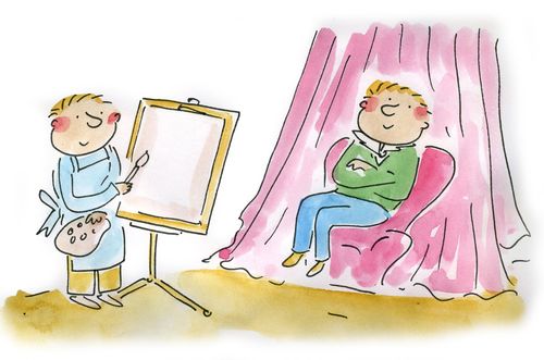 Portrait painting.