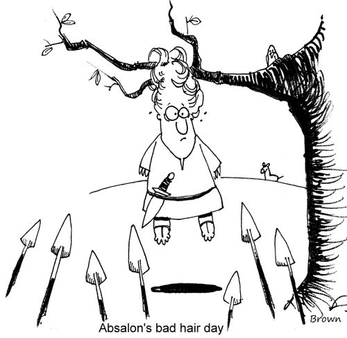 Absalon's bad hair day.