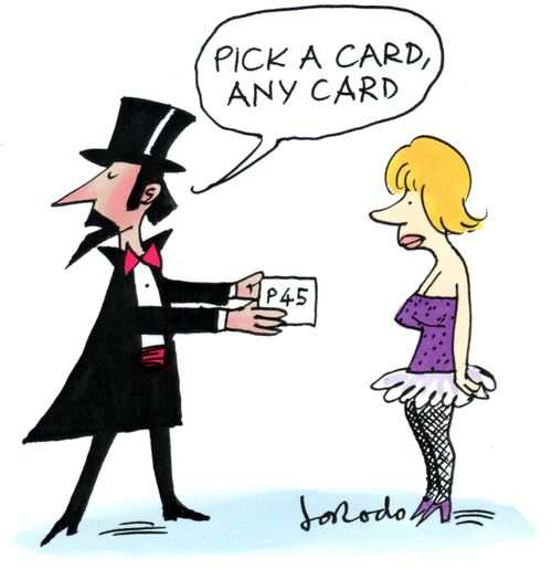 'Pick a card, any card.'
