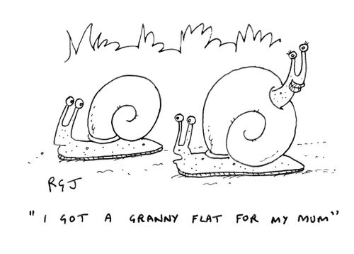 'I got a granny flat for my mum.'