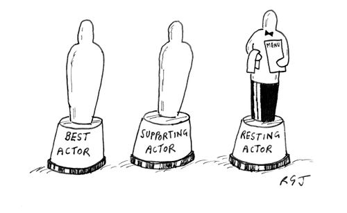 Best Actor - Supporting Actor - Resting Actor.