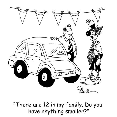 'There are 12 in my family. Do you have anything smaller?'