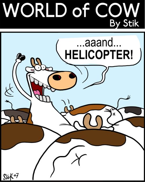 ....aaaand.... HELICOPTER!