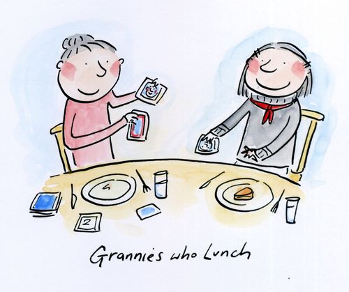 Grannies who lunch.