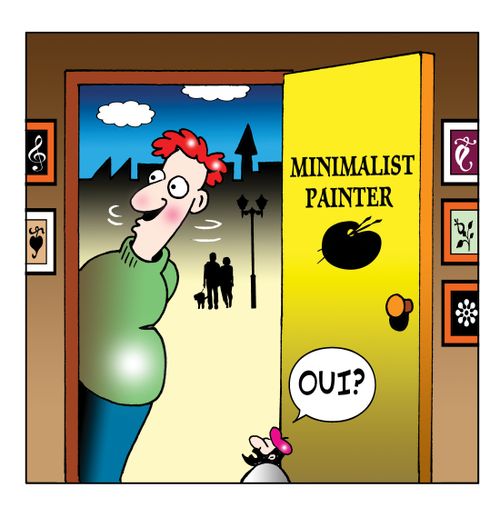 Minimalist painter.