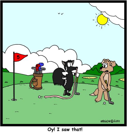 'Oy! I saw that!'
