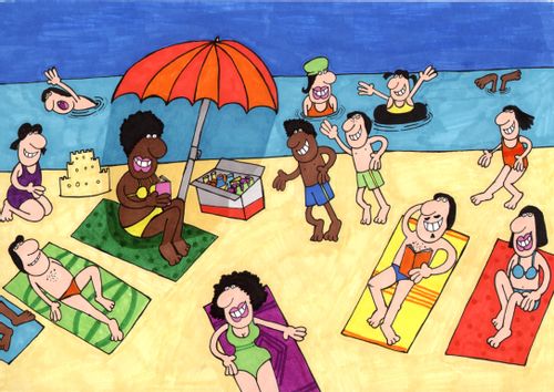 Beach Scene