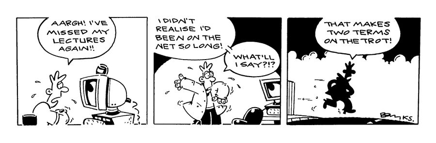 Nethead strip: Missed lectures