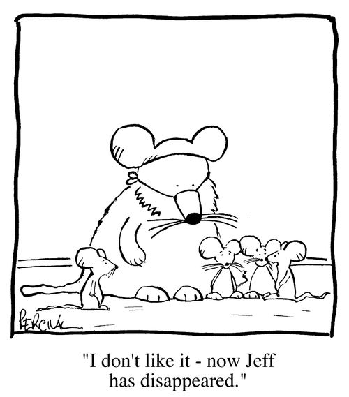"I don't like it - now Jeff has disappeared."