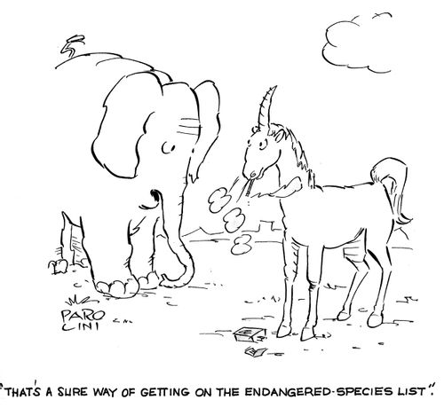 'That's a sure way of getting on the endangered-species list.'