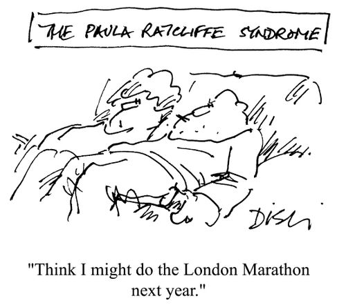 The Paula Ratcliffe: 'Think I might do the London Marathon next year.'