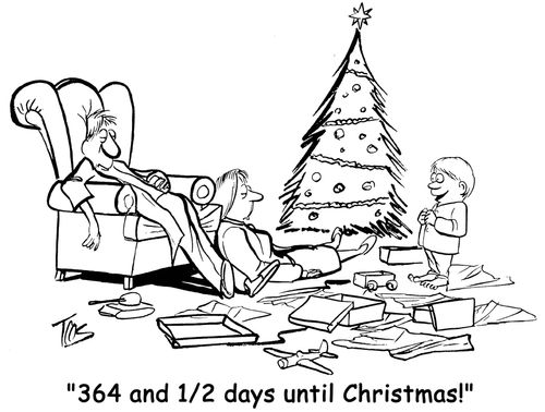 '364 and 1/2 days until Christmas!'