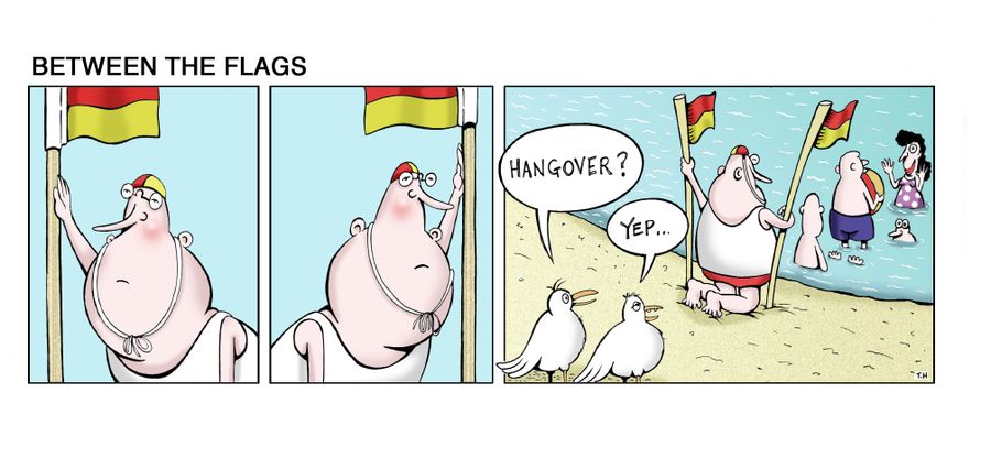 A surf lifesavers' joke.