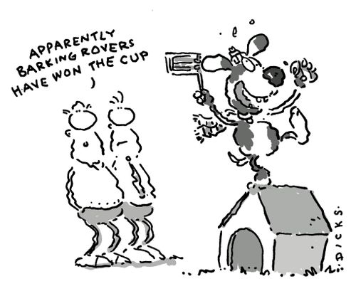Apparently Barking Rovers have won the cup.