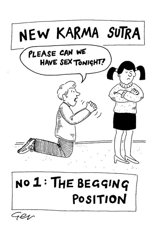 New Karma Sutra: No.1 The Begging Position.