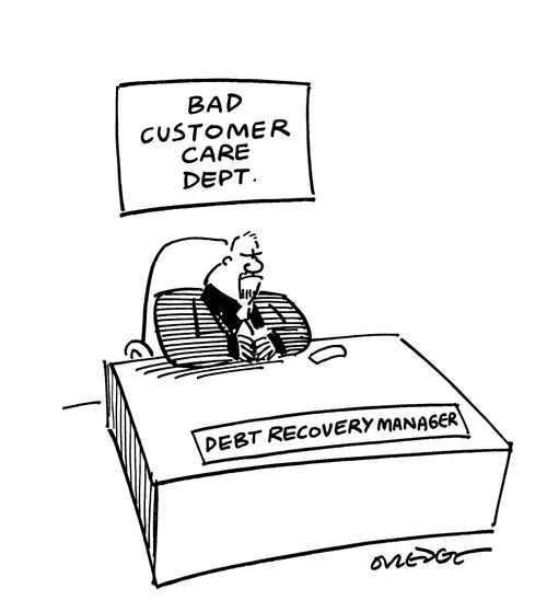 Bad customer care dept.
