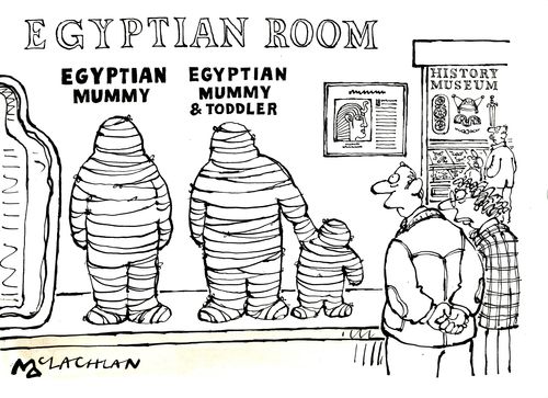 Egyptian Mummy/Egyptian Mummy and Toddler.