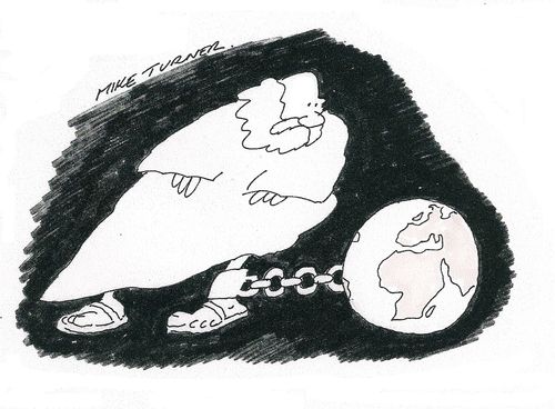 God shackled.
