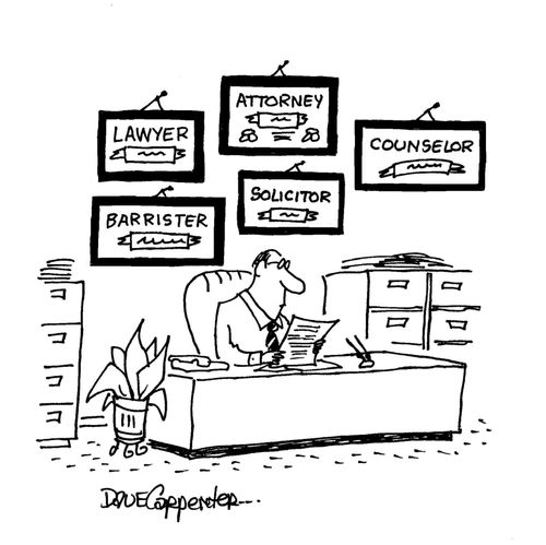 Lawyer, Attorney, Counselor, Barrister, Solicitor